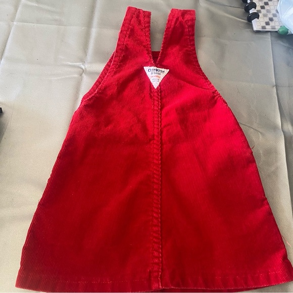 OshKosh B'gosh Red Kids Overalls Small - Picture 2 of 5
